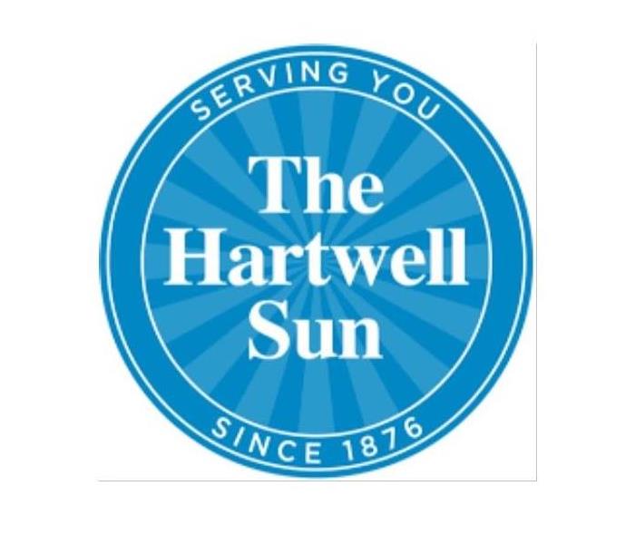 The Hartwell Sun newspaper logo.